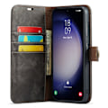 Pikkukuva 2 / 11: DG MING Samsung A56 5G 2-in-1 Magneetti Lompakkokotelo - Harmaa Grey