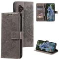 Miniatyrbild 5 av 7: SKALO Samsung Xcover6 Pro 5G Mandala Plånboksfodral - Grå grå