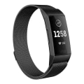 Miniatyrbillede 2 af 6: SKALO Milanese Loop til Fitbit Charge 3/4 - Vælg farve Black