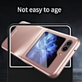 Pikkukuva 3 / 8: SKALO Samsung Z Flip6 Ultrathin Skin-touch Fold Suojakuori - Ruusukulta Pink gold