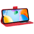 Pikkukuva 3 / 7: SKALO Xiaomi Redmi 10C 6-lokeroa Lompakkokotelo - Punainen Red