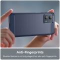 Miniatyrbillede 7 af 8: SKALO Motorola Moto G53 5G Armor Carbon Stødsikker TPU-cover - Vælg farve Blue