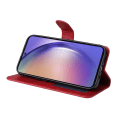 Miniatyrbillede 4 af 9: SKALO Samsung A55 5G PU-læder Pungetui - Vælg farve Red