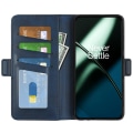 Pikkukuva 2 / 6: SKALO OnePlus 11 5G Premium Wallet Lompakkokotelo - Sininen Blue
