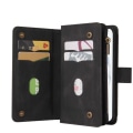 Pikkukuva 3 / 11: SKALO Samsung A04s 4G Big Wallet 17-lokeroa Lompakkokotelo - Musta Black