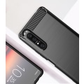 Miniatyrbillede 4 af 6: Stöttåligt Armor Carbon TPU-skal Sony Xperia 1 II Grey