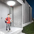 Miniatyrbild 4 av 4: LED taklampa med rörelsesensor 15W 1500LM, Vattentät IP44, för korridortrappa Veranda Garage Balkongkällare, kall vit