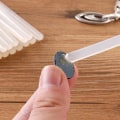 Miniatyrbild 3 av 4: Set med 100 varma limstift 11x 200 mm (ca 2kg) För liten limpistol - Transparent - Lösningsmedelsfri - Snabbtorkande