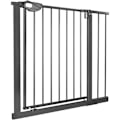 Miniatyrbild 1 av 4: YUENFONG Stair Safety Gate No Drilling, Bredd: 85-95cm, 180° öppning, Svart