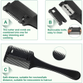 Miniatyrbillede 6 af 8: Razor Comb Hårtynder Kam Hårstyling Razor Comb Hårklipper Razor Comb Klippesaks Dobbeltsidet Hårstyling Razor Comb Værktøj til Hår C Black 1 Count (Pack of 1)
