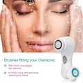Miniatyrbilde 4 av 8: Kompatible erstatningsbørstehoder for dyp pore- og sensitiv hud. Designet for Mia, Mia2, Mia3/Aria, Smart Profile, Alpha Fit og Radiance Facial Cl