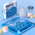 Miniatyrbilde 1 av 2: Magnetisk sjakkspill, 2023 magnetisk brettspill, morsomt bordmagnet-spill med 20 magneter, strategispill for barn og voksne familiespill