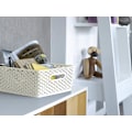 Miniatyrbillede 4 af 5: My Style Rattan Look Sæt med 3 Opbevaringskurve i Flet - 13 Liter - Hvid White 3 x 12L Medium