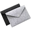 Pikkukuva 1 / 6: Haifly 2 kpl A4-asiakirjakansiot Tiedostokansiot Laukku Suuri Kynäpussi Huopatapaus Black, Grey