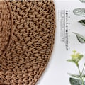 Miniatyrbild 7 av 8: Solhatt i halm för kvinnor, damer, hopfällbar, bredbrättad, med rosett, justerbar, strandhatt, elegant hinkhatt, UPF 50 UV-skydd, bekväm Khaki One Size