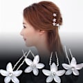 Miniatyrbilde 6 av 7: 20 stk Perle Hårnåler Brudes Hårnåler Bryllup Hårnåler Blomst Hårnåler for Kvinner Bryllup Brudepike Hårtilbehør for Kvinner Jenter, Bryllup Hair Pins