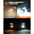 Pikkukuva 2 / 7: 5202 LED-sumuvalot, 6000K Xenon White, 27 SMD-sirua DRL-polttimot, 5202 5201 PS19W PS24W LED-sumuvalo, 2 kpl White 5202/5201/PS24W
