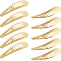 Pikkukuva 1 / 6: 50 kpl Snap-hiuspinnejä Hiustenpidikkeet Lapsille, Tytöille ja Naisille, 50 mm (Kulta) Gold 50 count (Pack of 1)