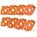 Miniatyrbillede 1 af 7: Radius Jig Router Skabeloner Hjørneradius Fræsning Skabeloner, ABS+CNC Høj Hårdhed Behandling Lim, Fræsning Afrundede Hjørner Bit Skabeloner, R5 2 sets of 8 packs