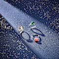 Miniatyrbillede 2 af 4: 40 stk. Justerbare Blank Ringe, Sølv Ringe Base Pad Messing Finger Ring Indstillinger Komponenter til Smykker Ring Cabochon Fremstilling Valentins Bryllupsgave