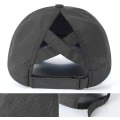 Pikkukuva 3 / 6: Naisten baseball-lippis - Poninhäntä aurinkolippalakki Nopeasti kuivuva juoksulippis Naisten golflippikset Criss Cross Säädettävä Trucker-lippikset Naisille Tytöille DeepGray One Size