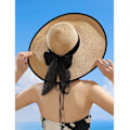 Miniatyrbillede 5 af 6: Kvinde Foldbar Floppy Bredskygget Solhat Sommer Strandhat UV UPF 50+ 07Style Khaki