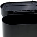 Pikkukuva 4 / 7: Auton roskakori - Roskakori kannella ja 4 rullalla roskapussin vuoria Mini auton lisävarusteet Roskakori Kannettava paina-design Auton roskakori, Pieni roskakori