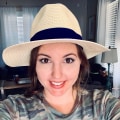 Miniatyrbilde 4 av 6: Dame Halm Panama Hat Fedora Strand Solhatt Bred Bremskjerm Halm Rull opp Hat UPF 50+ 1 Pc Beige Blue Ribbing a One Size