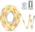 LED Strip, 3M 180 LED Battery Powered LED Strips with Remote Control, 8 Modes, Self-Adhesive, Waterproof for Home