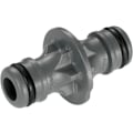 Miniatyrbillede 1 af 6: Kobling, forbindelsesstykke til sikker slangeforbindelse, forbindelse af to slanger til forlængelse, til overgangen fra 13 mm (1/2) til 13 mm (1/2) slange Kupplung 1/2 Zoll beidseitig Packung mit 1
