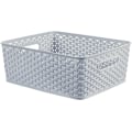 Miniatyrbilde 2 av 8: My Style x3 Medium Rektangulær Oppbevaringskurv 13L - Blå Blue 3 x 13L Medium