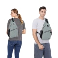 Pikkukuva 5 / 6: Sling-reppu, monikäyttöinen crossbody-olkalaukku, matkustus- ja vaelluspäiväreppu Sage Green