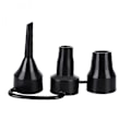 Miniatyrbilde 1 av 5: 3-pakning Erstatningsdyser Plastdysehode Luftmadrasser Pumpe Dyser Oppblåsbar Luftpumpe Inflator Adapter Luftpumpetilbehør 1