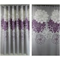 Miniatyrbild 4 av 4: 183cm Bred x 183cm Lång Grå Lila Följare Tryckt Duschdraperi, Vattentätt Polyester Duschdraperi Foder, Badgardin För Badrum Med Purple 180 x 180cm