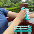 Miniatyrbilde 6 av 6: Anti-cellulittmassasjer Fascia Release og Muskelmassasjerulle Mini Triggerpunkt Dypvev Myofascial Release Verktøy Kroppsmassasjer for Menn og Green