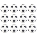 Miniatyrbillede 1 af 2: 12 stk. Sort og hvid fodboldlegetøj bordfodbold fodbolde udskiftningsbolde bordfodboldspil bold tilbehør