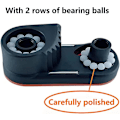 Miniatyrbillede 3 af 5: Komposit Cam Cleat med kuglelejer, 2 stk., orange/sort