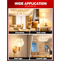 Miniatyrbilde 7 av 8: G9 LED-pære, 5W varm hvit 3000K 450LM, tilsvarende 50W halogen, energisparende LED-pærer for taklamper, 6-pakning Model 2 Warm White