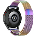 Miniatyrbild 2 av 7: Metallisk magnetiskt klockarmband i mesh, vävt, med snabbkoppling, justerbart, ersättningsarmband i rostfritt stål för kvinnor och män, 14 mm, 16 mm, 18 mm, 20 mm, 22 mm, 24 mm Multicoloured 20mm