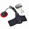 Miniatyrbillede 3 af 4: Piezo Kontaktmikrofon Mic. Pickup til Guitar Violin Viola Cello Banjo Sort 5stk