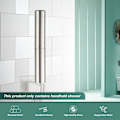 Miniatyrbilde 8 av 8: Håndholdt dusj håndholdt dusjspray baderom dusjstav høytrykks luksus hånddusj messing høystrøms hånddusjhode, dobbeltfunksjoner Brushed Nickel Dual Functions Style