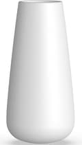 Keramisk vas för gräs, skrivbordsdekor, modern estetisk rumsinredning, vit vas