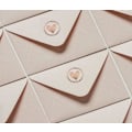 Miniatyrbild 4 av 5: 6 Förslutningsetiketter för Kuvert - 3,2 cm Hjärtformade Förslutningsetiketter Självhäftande Kuvert, Transparenta Hjärtformade Kuvertetiketter (Roséguld)