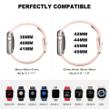 Miniatyrbillede 4 af 5: 4 Pakke Sportremme Kompatibel med Apple Watch Remme 38/40/41mm, Silikone Udskiftnings Remme til iWatch Ultra/Ultra 2, Serie 9 8 7 6 5 4 3 2 1SE