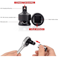 Miniatyrbilde 3 av 5: Adaptersett | 6 deler | 1/4\" til 3/8\", 3/8\" til 1/4\", 3/8\" til 1/2\", 1/2\" til 3/8\", 1/2\" til 3/4\", 3/4\" til 1/2\"