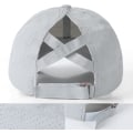 Miniatyrbilde 3 av 6: Dame Baseball Cap - Hestehale Solhatt Hurtigtørkende Løpehette Dame Golf Caps Criss Cross Justerbar Trucker Caps for Kvinner Jenter Gray One Size