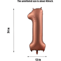 Pikkukuva 7 / 7: Numeropallon, värikkäät helium-numeropallon syntymäpäiväpalloihin, itse täyttyvät numeropallon, foliopallon syntymäpäiväjuhliin, uuden vuoden koristeluun Choc #16 Large