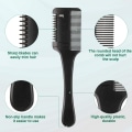Miniatyrbillede 3 af 8: Razor Comb Hårtynder Kam Hårstyling Razor Comb Hårklipper Razor Comb Klippesaks Dobbeltsidet Hårstyling Razor Comb Værktøj til Hår C Black 1 Count (Pack of 1)