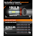 Pikkukuva 5 / 7: H11/H8/H16 LED-sumuvalot, 6000K Xenon White, 27 SMD-sirua, 360 asteen valaistus, ei-napaisuus, 2 kpl White H11/H8/H16