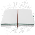 Miniatyrbillede 4 af 5: A5 Notebook Journal Notebook A5 Notisblok PU Læder Notebook til Kontor Skole Hjem Forretning Skrivning & Notering 200 Sider (100 Ark)-Grøn